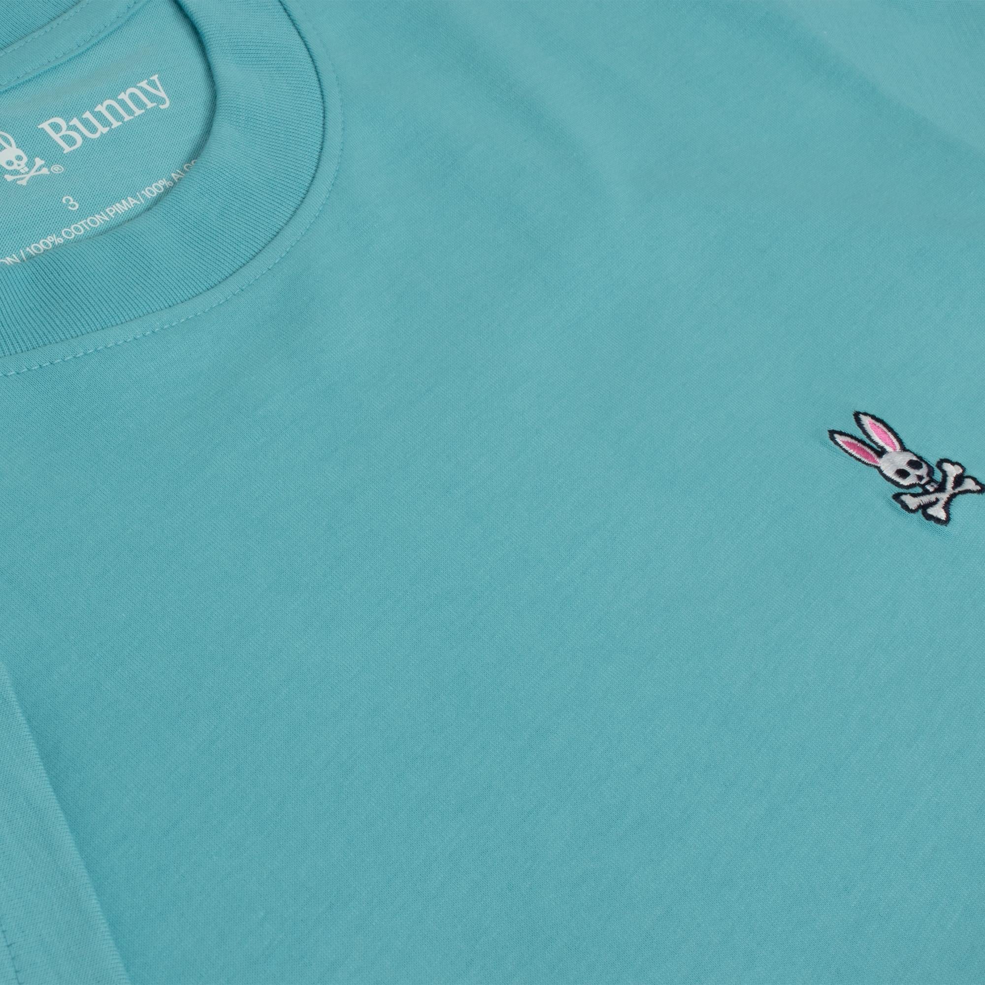 Psycho Bunny Classic Crew Neck Tee Milky Blue